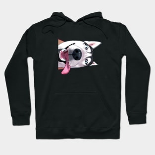 Funny Siberian Husky Face Hoodie